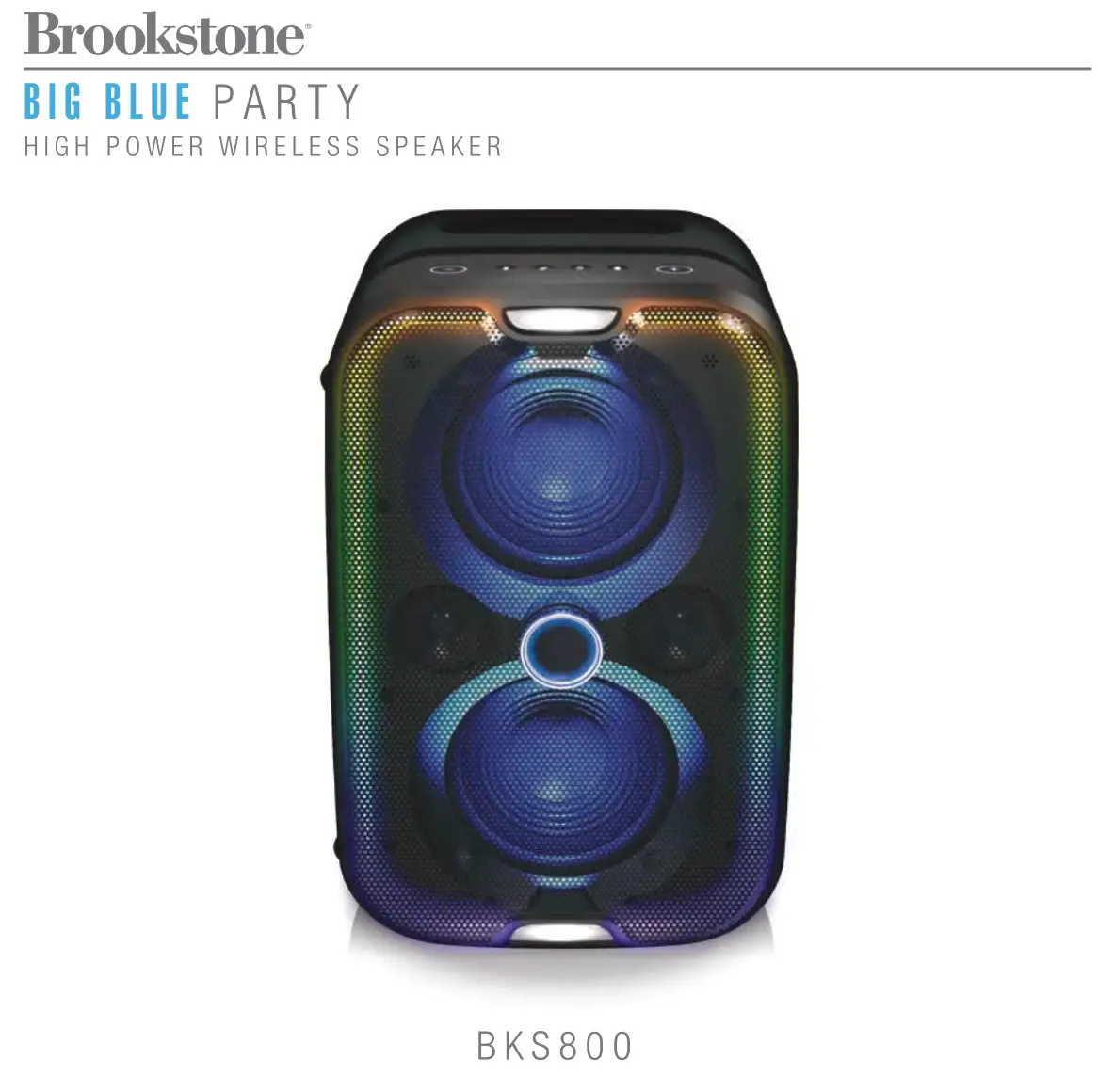 Brookstone BKS800 Portable Speaker User Guide