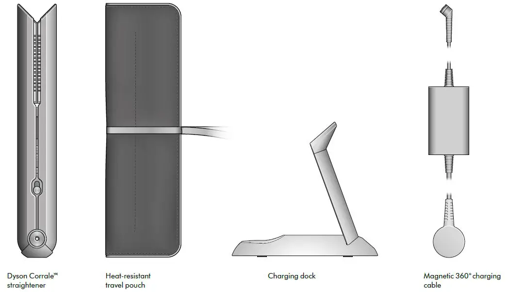 dyson corrale Cord Free Hair Straightener-1