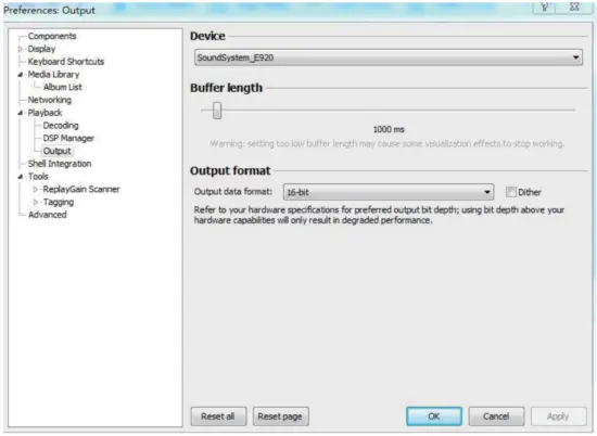 Arylic S50PRO Wireless Streaming Preamplifier - Foobar2000 1