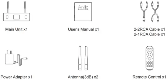 Arylic S50PRO Wireless Streaming Preamplifier - box