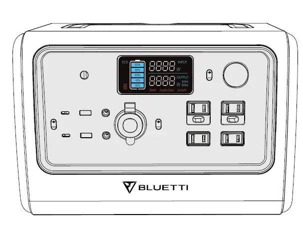 BLUETTI -EB70-S 716Wh- Portable- Power -Station -PRODUCT