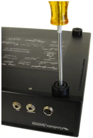 FlexRadio FLEX 6700 6500 MicroSD Card - screwdriver 1