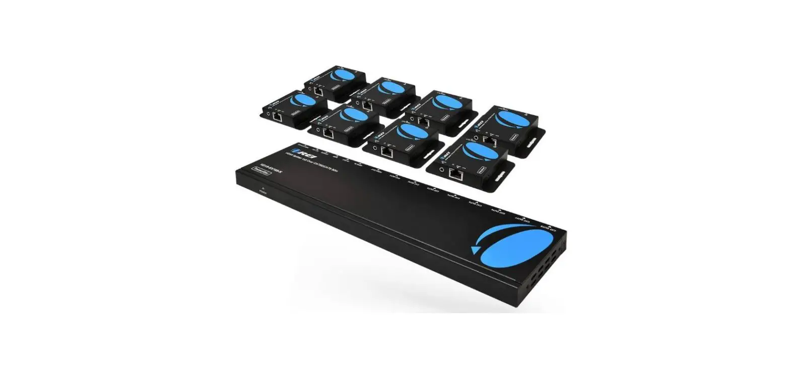 Orei Hd18-ex165-k: 1x8 Hdmi Extender Splitter User Manual