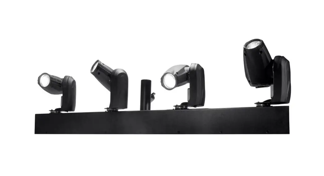Adj Event Bar Pro 4 Head White Leds Pinspot System User Manual