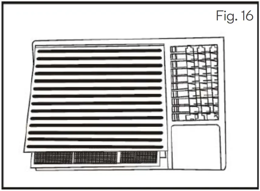 kogan KAHCWDAC16A 16kW Window Wall Air Conditioner - Air filter 1
