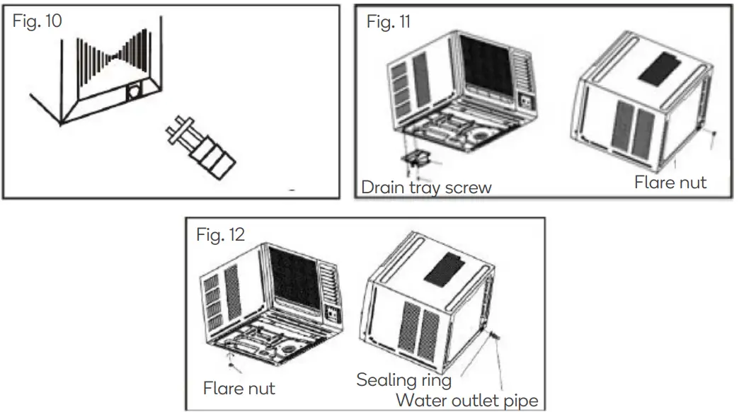 kogan KAHCWDAC16A 16kW Window Wall Air Conditioner - water leakage