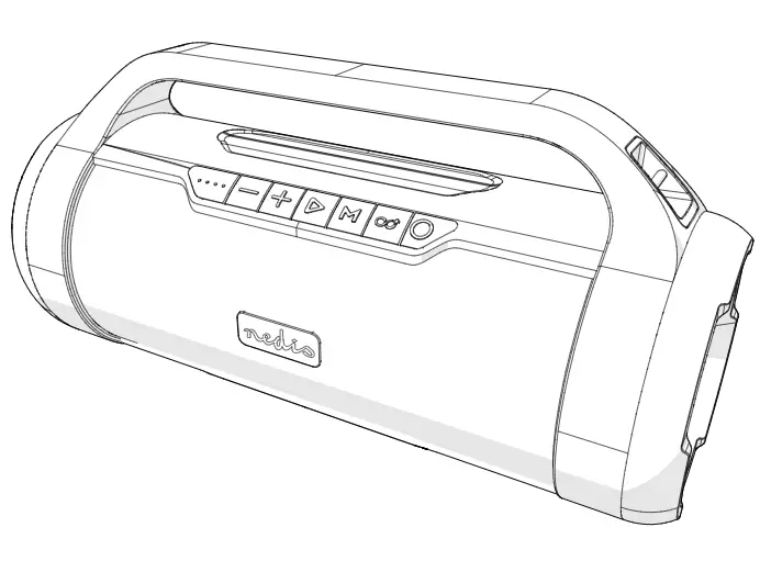 Nedis Spbb310bk Bluetooth Boombox User Manual