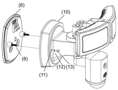 FEIT Flood Light Security Camera - free sntall