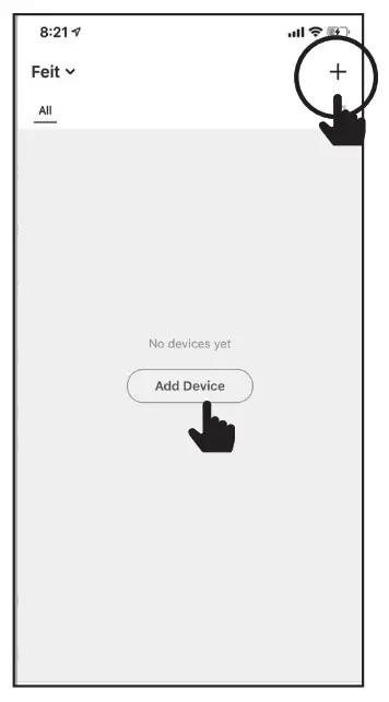 FEIT Flood Light Security Camera - set up