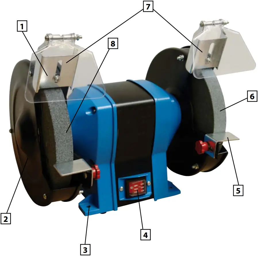 Gude GDS 125 A Bench Grinder C