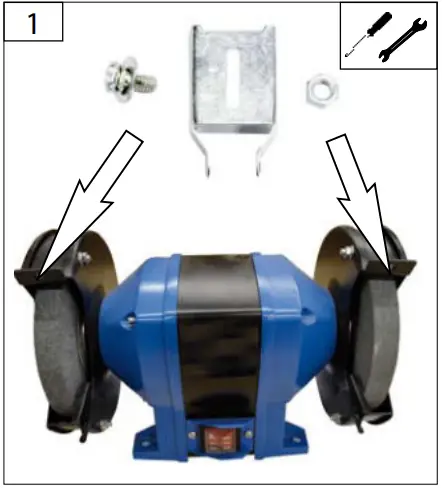 Gude GDS 125 A Bench Grinder D 2
