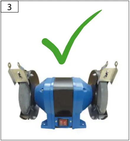 Gude GDS 125 A Bench Grinder D 4