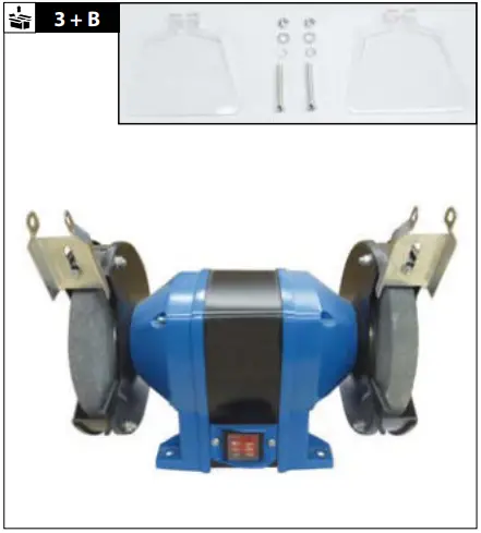 Gude GDS 125 A Bench Grinder E 2