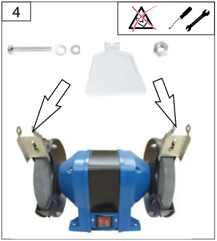 Gude GDS 125 A Bench Grinder E 3