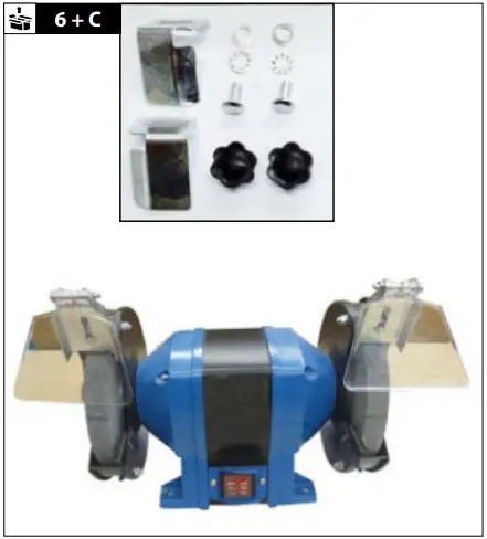 Gude GDS 125 A Bench Grinder E 6