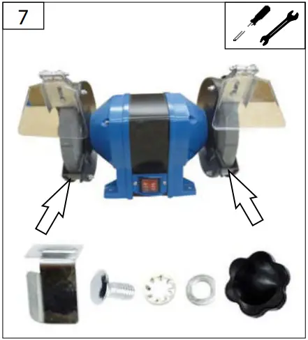 Gude GDS 125 A Bench Grinder E 7