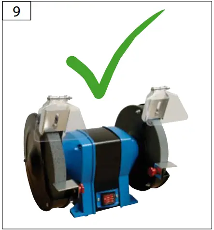 Gude GDS 125 A Bench Grinder E 9