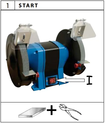 Gude GDS 125 A Bench Grinder F 11