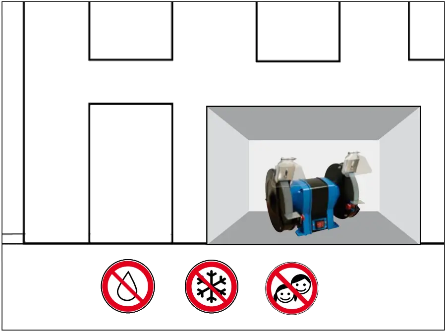 Gude GDS 125 A Bench Grinder F 15