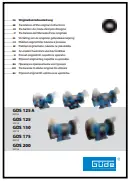 Gude GDS 125 A Bench Grinder read instruction