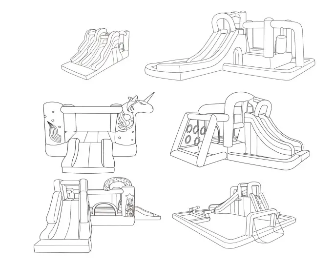 HOME DEPOT Inflatable Water Park Pool Toys