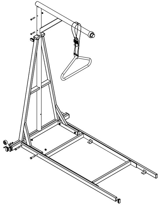 RehabMart 850TRAP Bariatric Trapeze -