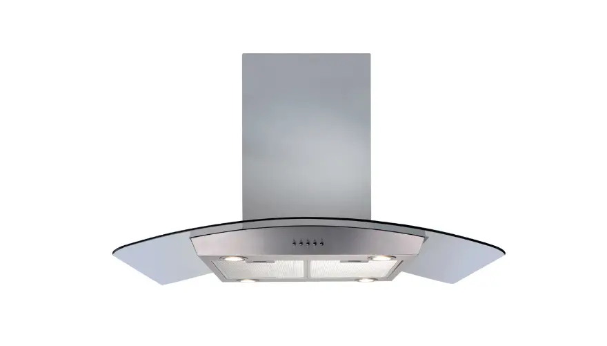 Cda Echk90 Curved Glass Island Extractor Instruction Manual