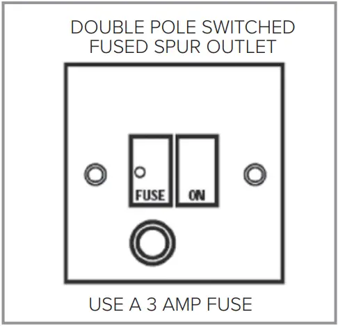 CDA ECHK90 Curved Glass Island Extractor fig 9A
