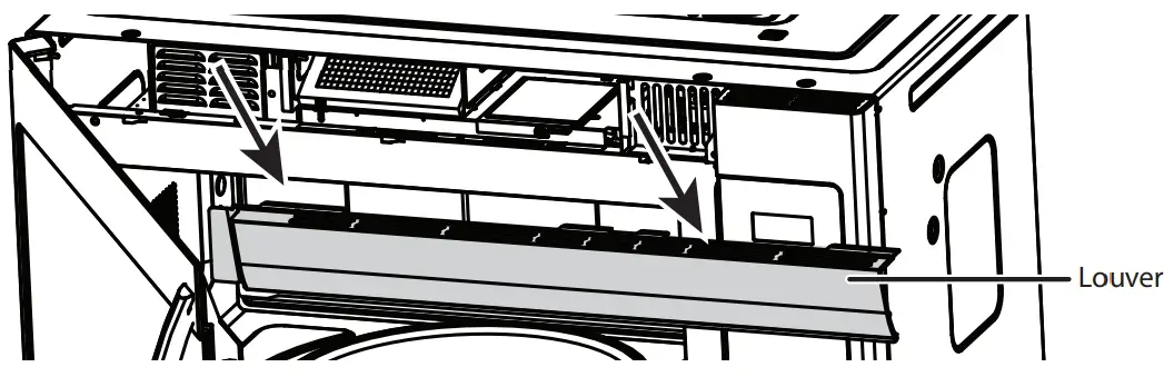 Galanz Microwave Oven - from the unit