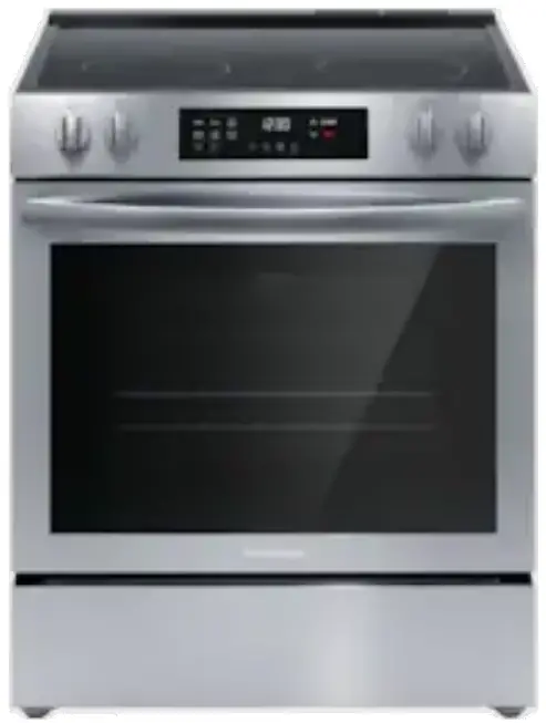 FRIGIDAIRE FCFE3083AS 30 Inch Stainless Steel Front Control Electric Range