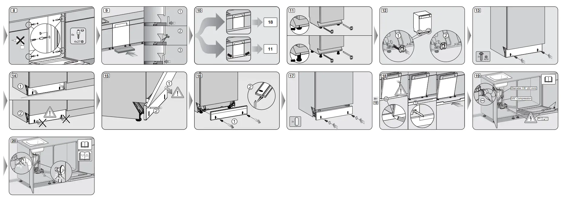 Miele 11605420 Built Under Dishwasher - fig 10