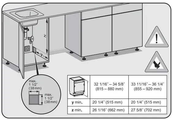 Miele 11605420 Built Under Dishwasher - fig 8