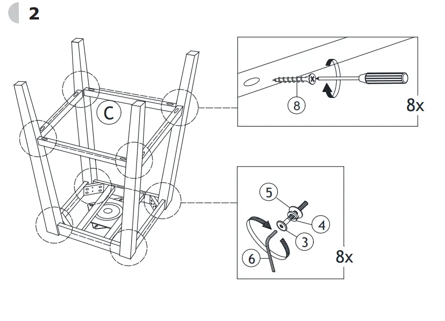 COSTWAY-HW67487WH-24-2-Barstools-Swivel-Counter-Height-Chairs-FIG-7