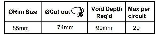 KSR LIGHTING KSRFRD384 Multi Wattage Tilt Downlight - icon 2