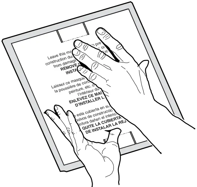 Install housing mask