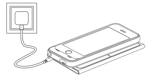 comsol 2000mAh Battery Case - Charging iPhone
