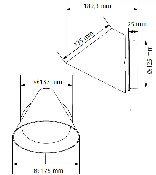 louis poulsen Keglen 175 Wall Mounting 01