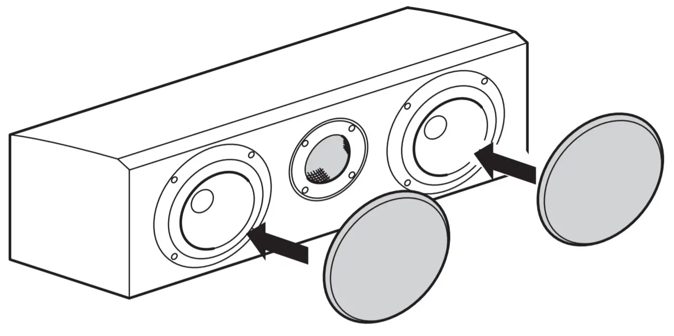 YAMAHA Speaker Enceinte NS-C700 - FRONT