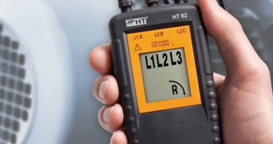 Ht Italia Ht82 Portable Digital Phase Sequence Indicator User Manual