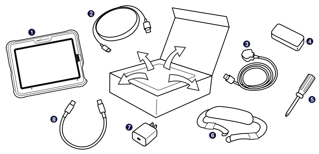 tobii dynavox SC Tablet Mini - the Box