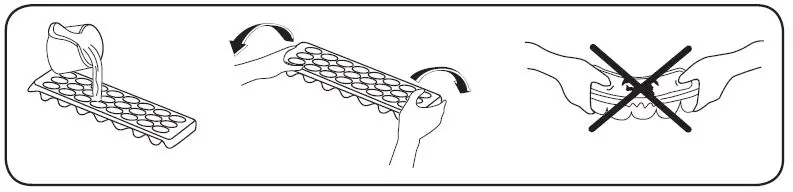 CANDY CDV1S514EWHE Fridge Freezer 9