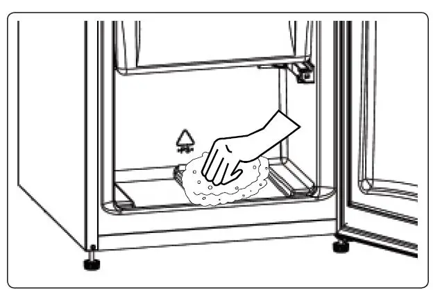 CANDY CDV1S514EWHE Fridge Freezer 7