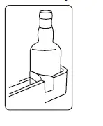 CANDY CDV1S514EWHE Fridge Freezer fig (5)