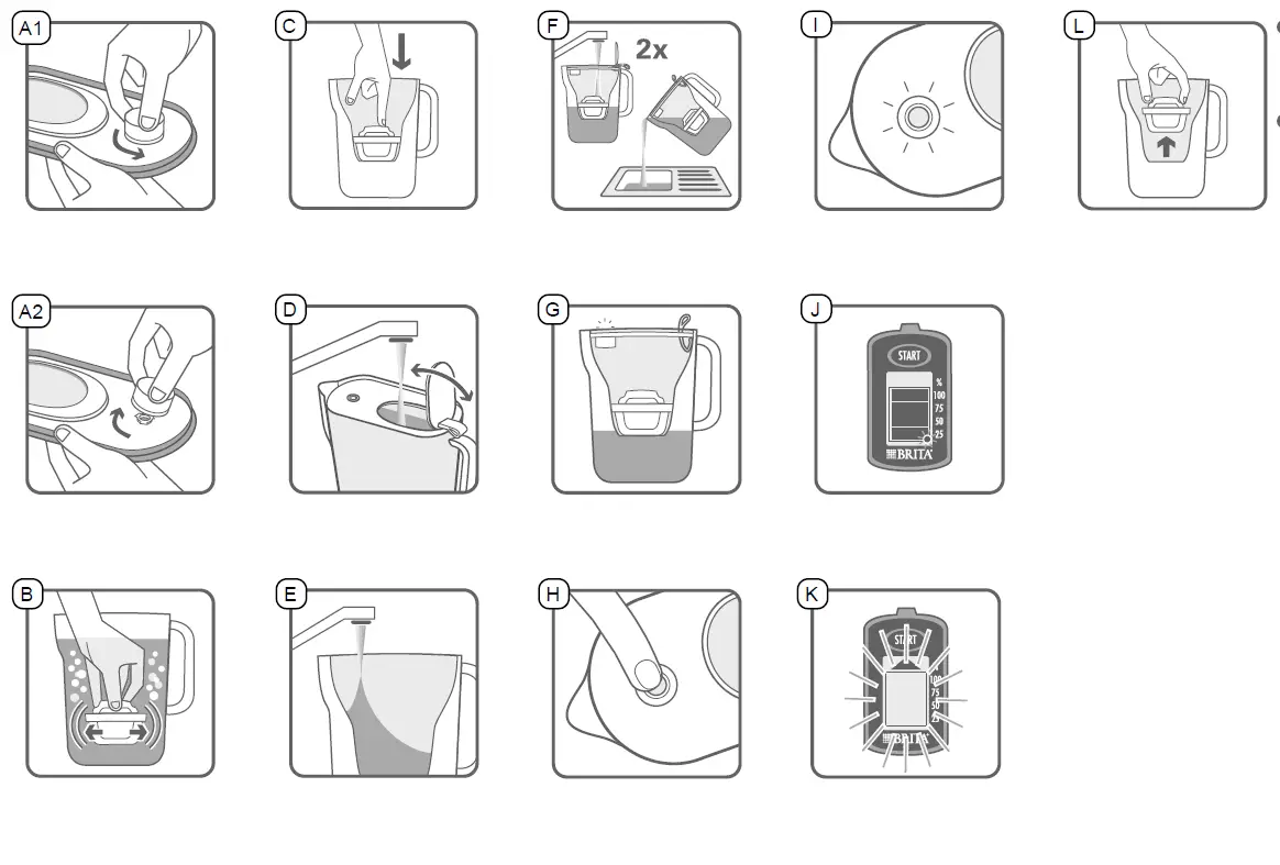 BRITA Style XL and Cool Water Filter Jug 1