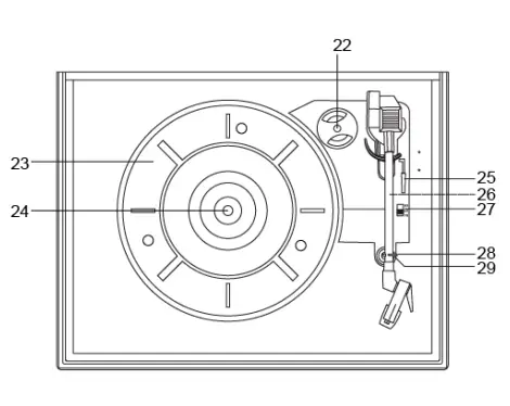 Crosley CR7011A-GY McQueen Entertainment Center with Bluetooth-2