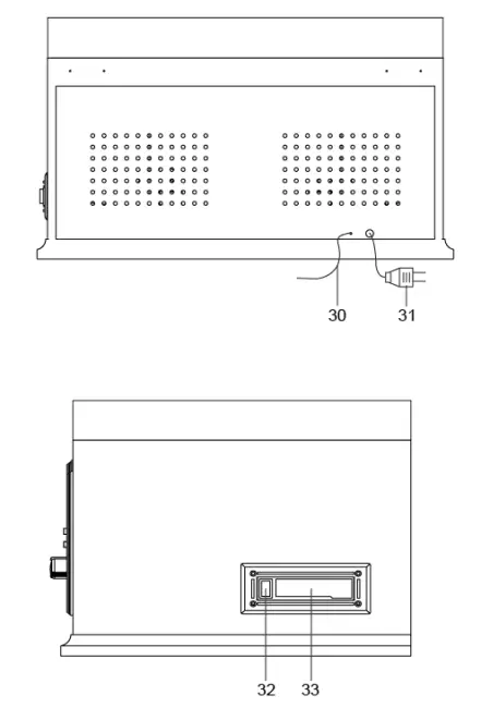 Crosley CR7011A-GY McQueen Entertainment Center with Bluetooth-3
