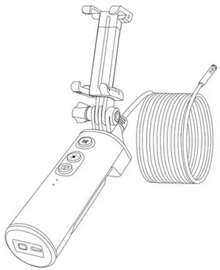 ZCF F280 HO WiFI Dual Camera WiFi Endoscope -