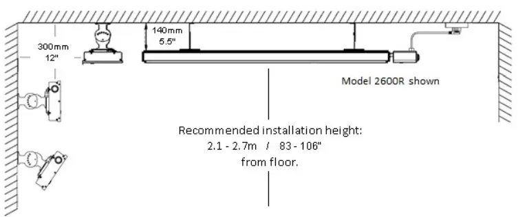 HERSCHEL Summit 2600 Ceiling or Wall-Mounted Infrared Heaters-6