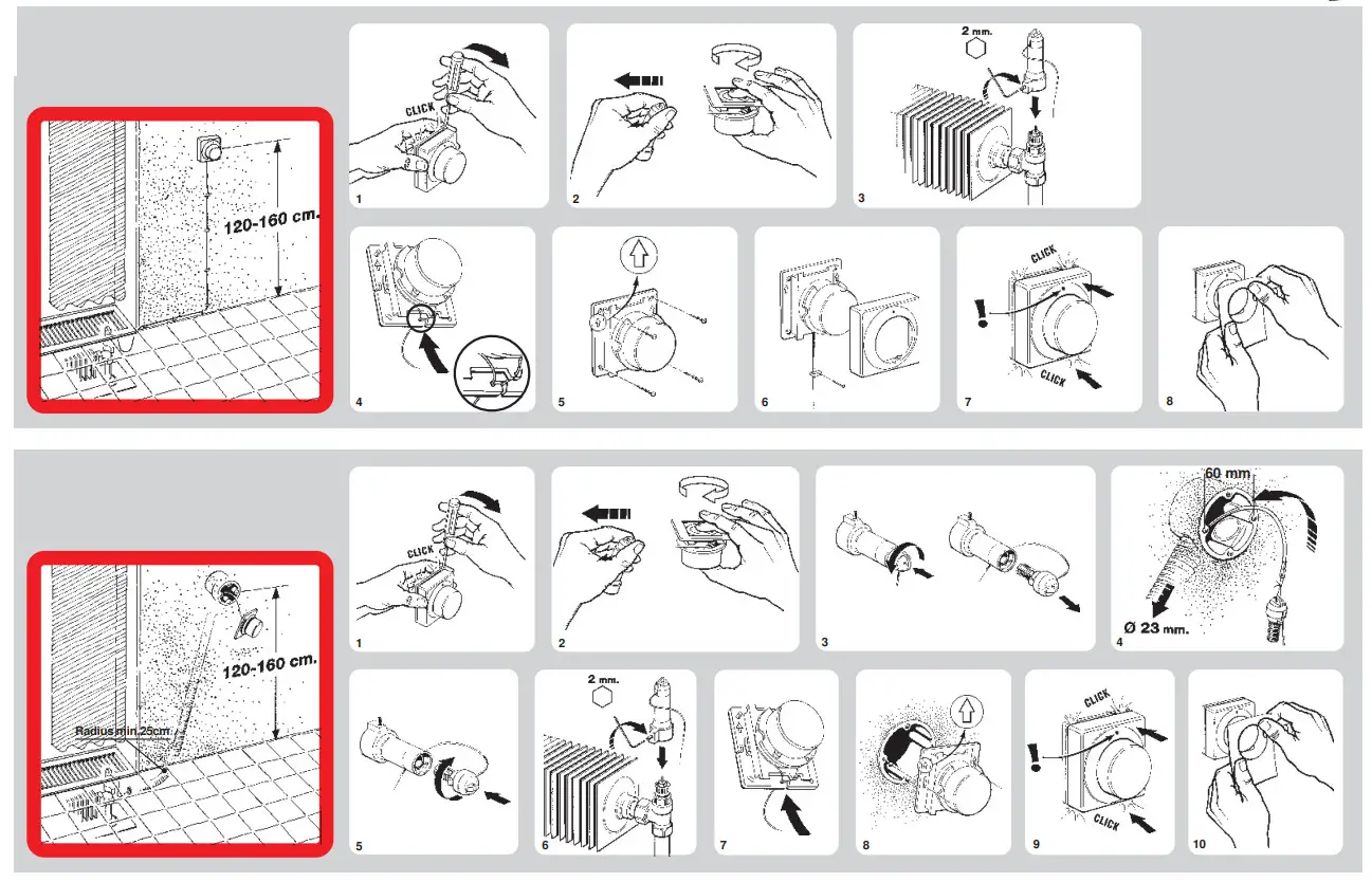 Danfoss RA2920 Fixed Thermostatic Radiator Valve Sensor Tamper Proof - Figure 1