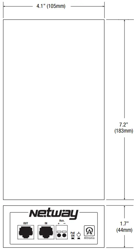 Altronix-NETWAY1BT-Single-Port-802.3bt-90W-Injector-fig-2